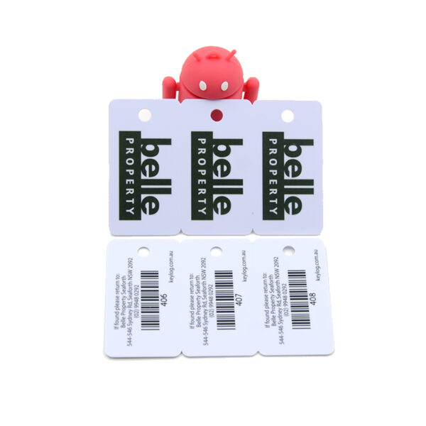 Plastic 3up Key Tags - Image 3