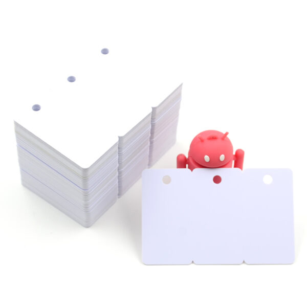 Blank White Plastic Cards - Image 2