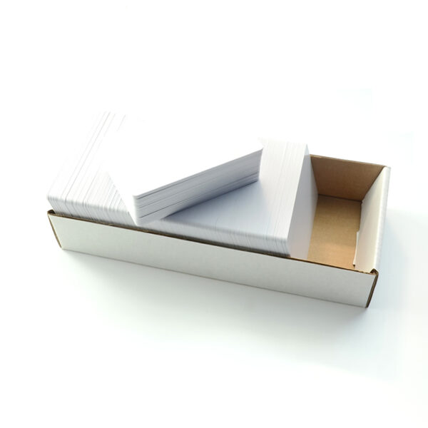 Blank White Plastic Cards - Image 3