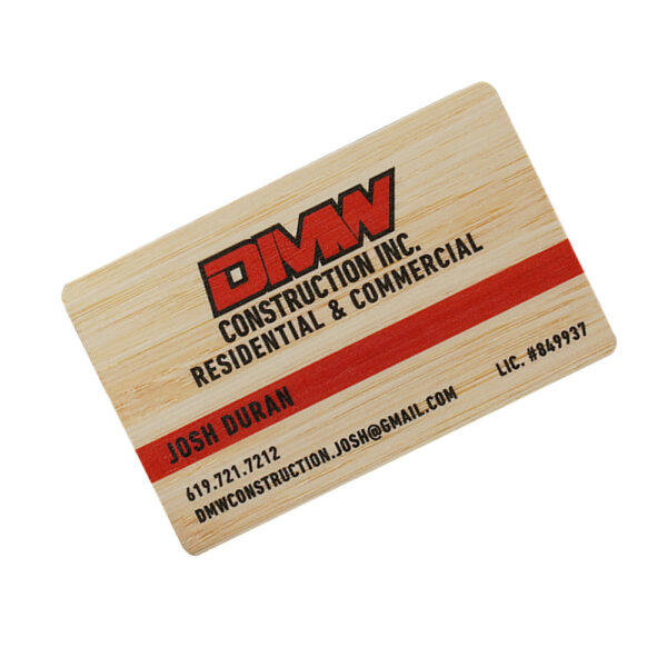 Recycled Wood Business Cards - Image 2