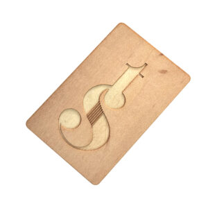 Carving Wooden Card