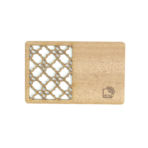 Laser Engraved Wooden Card - Image 3
