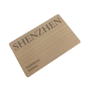 Custom Wood Business Cards