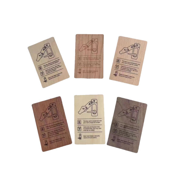 RFID Wooden Key Card for Hotel Rooms - Image 3