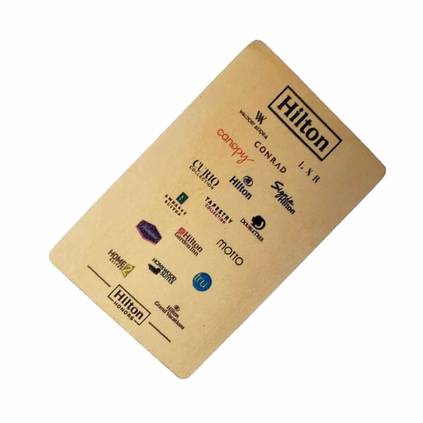 RFID Smart Wooden Room Key Cards for Hotels - Image 2