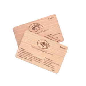 Wood Name Card