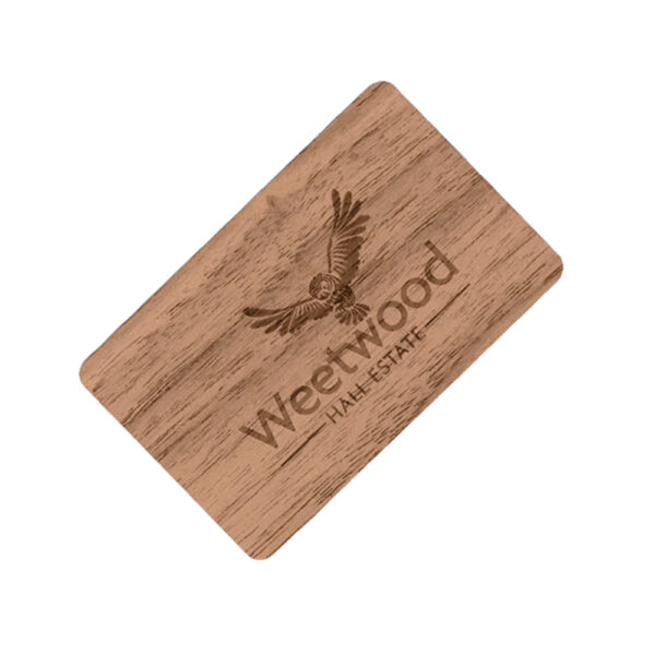 NFC Smart Wood Business Cards