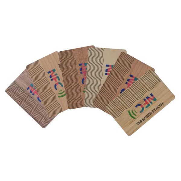 NFC Smart Wooden Business Card